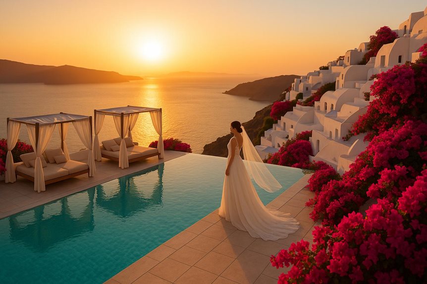 cliffside suites with sunset views