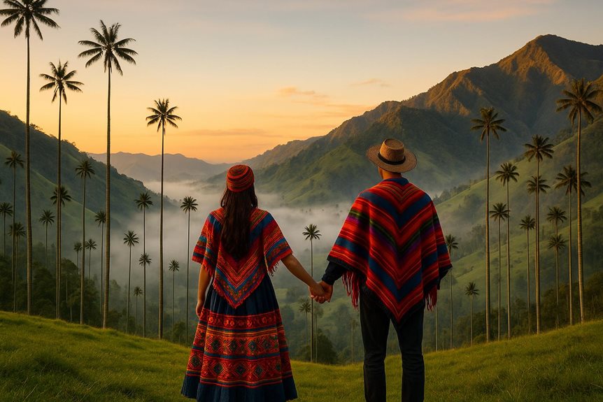 colorful landscapes and lively festivals