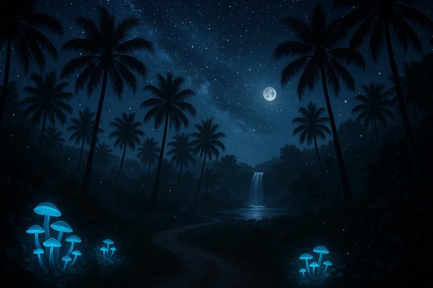 nighttime trail exploration enchantment