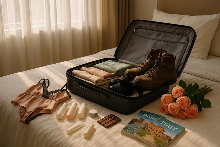 romance meets practical packing