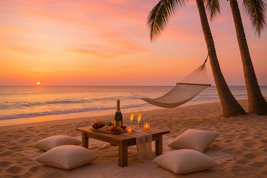 romantic dinners and spa experiences