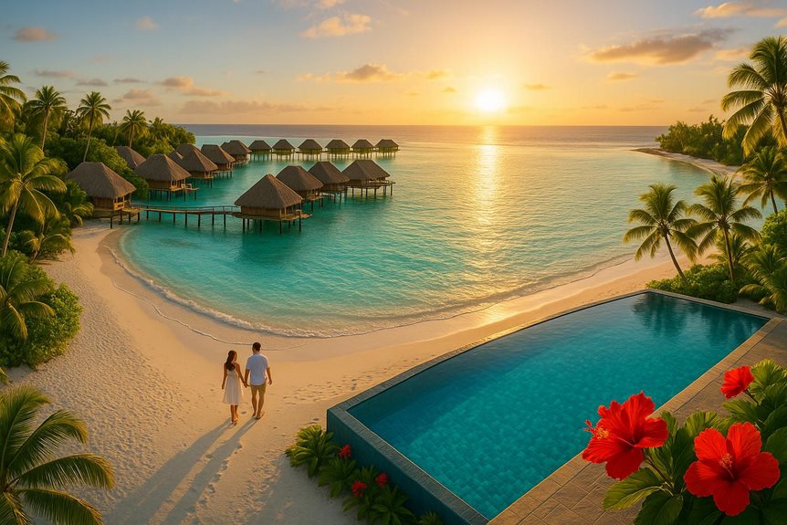 romantic south pacific island retreat